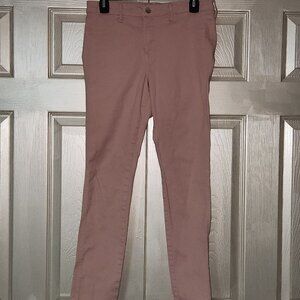 &Denim Skinny Ankle Jeans- Baby pink/ Blush Size:  30